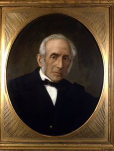Porträt von Alessandro Manzoni, italienischer Schriftsteller. Anonymes Gemälde. 19. Jahrhundert, Mailand, Casa del Manzoni