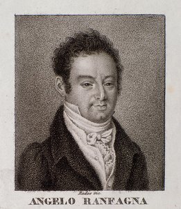 Porträt von Angelo Ranfagna (Gravur)