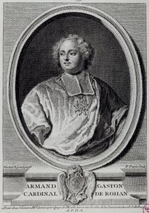 Porträt von Armand Gaston Maximilien, Kardinal de Rohan (1674-1749) von Unknown artist