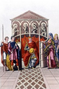 Porträt von Karl II. der Kahle (823 - 877), König von Frankreich von Unknown artist