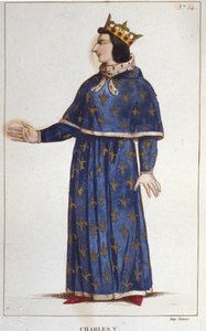 Porträt von Karl V. der Weise (1338 - 1380) (1830) von Unknown artist