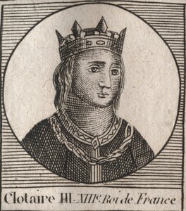 Porträt von Clothaire III von Unknown artist