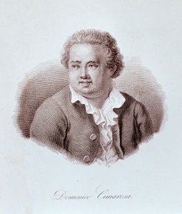 Porträt von Domenico Cimarosa (1749-1801) italienischer Komponist