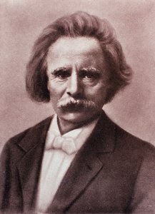 Porträt von Edvard Grieg (Kreidezeichnung)