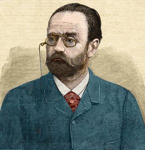 Porträt von Emile Zola (1840-1902), französischer Schriftsteller
