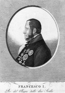 Porträt von Franz I. (1777-1830), König der Beiden Sizilien.