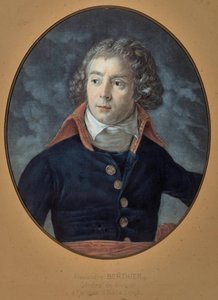Porträt von General Louis Alexandre Berthier (1753-1815). Anonymes Gemälde