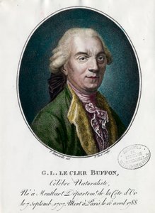 Porträt von George Louis Le Clerc, Graf von Buffon von Unknown artist