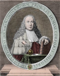 Porträt von Giovanni Battista Morgagni (1682-1771) italienischer Arzt und Anatom. Mailänder