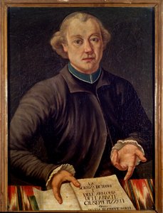 Porträt von Giuseppe Pizzati, italienischer Musiktheoretiker von Unknown artist