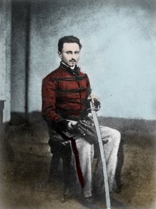 Porträt von Ippolito Nievo (1831-61), italienischer Schriftsteller und Patriot