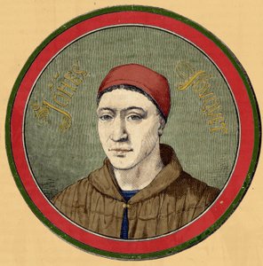Porträt von Jean Fouquet (französischer Frührenaissance-Maler, ca. 1420-1477)