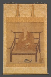 Porträt von Kobo Daishi (Kukai) von Unknown artist