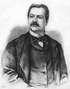 Porträt von Lambert Thiboust. Dramatiker. 1826-1867.