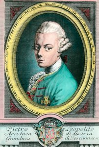 Porträt von Leopold II. von Österreich, Großherzog der Toskana von Unknown artist