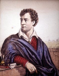Porträt von Lord George Gordon Noel Byron (1788-1824), 6. Baron, britischer Dichter. von Unknown artist
