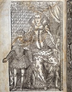Porträt von Ludwig XIII. als Kind und Maria de