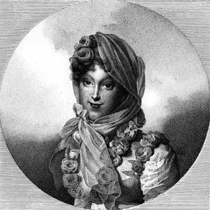 Porträt von Marie Louise von Habsburg-Lothringen, Kaiserin der Franzosen von Unknown artist