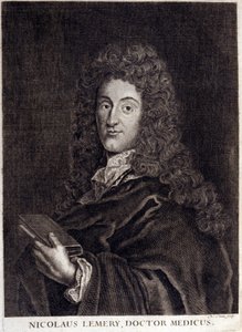 Porträt von Nicolas Lemery (1645 - 1715), französischer Apotheker und Chemiker. von Unknown artist