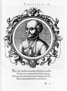 Porträt von Philippus Aureolus Theophrastus Bombastus von Hohenheim Paracelsus von Unknown artist