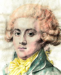 Porträt von Pierre Victorien Vergniaud, französischer Politiker der Girondisten (Detail)