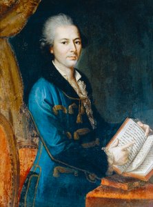Porträt von Pietro Verri (1728-1797), italienischer Schriftsteller, Philosoph und Ökonom, von einem unbekannten Künstler des 18. Jahrhunderts
