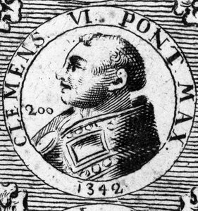 Porträt von Papst Clemens VI. (1342-1352)