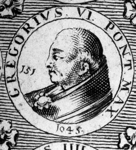 Porträt von Papst Gregor VI. (gestorben 1048)
