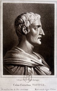 Porträt von Publius Cornelius Tacitus genannt Tacitus, römischer Historiker (ca. 56 - ca. 120). von Unknown artist