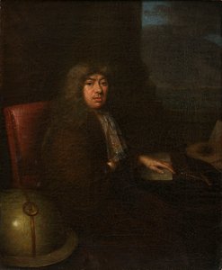 Porträt von Samuel Pepys um 1673, Künstler unbekannt