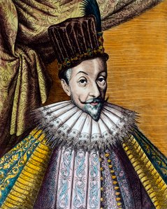 Porträt von Sigismund III. Wasa (1566-1632), König von Polen (1587-1632) und Schweden (1592-1599). 17. Jahrhundert Gravur von Unknown artist