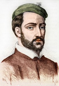 Porträt von Théodore Géricault, französischer Maler (1791 - 1824) - in „L