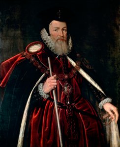 Porträt von William Cecil Baron Burghley von Unknown artist