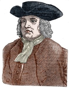 Porträt von William Penn (1644-1718), Gründer von Pennsylvania. Englischer Religionsreformer und Kolonist.