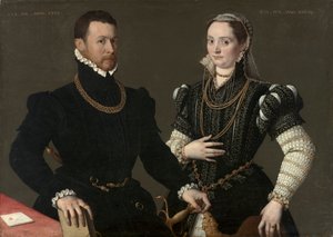 Porträt eines Paares von Unknown artist