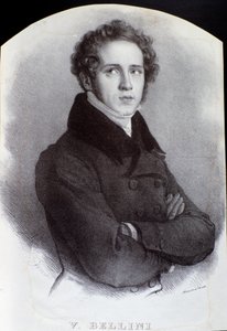 Porträt des italienischen Komponisten Vincenzo Bellini