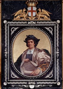 Porträt des italienischen Seefahrers Christoph Kolumbus (1451-1506) von Unknown artist
