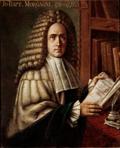 Porträt des Arztes und Anatomen Giovanni Battista Morgagni, Gründer der pathologischen Anatomie