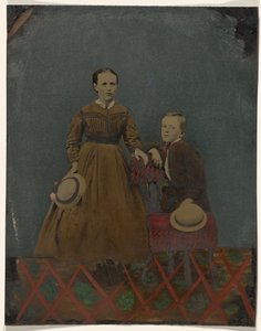 Porträt von jungem Jungen und Mädchen