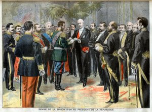 Präsentation des Goldenen Vlieses an den Präsidenten der Republik Felix Faure von Unknown artist