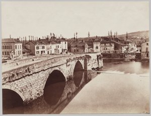 Périgueux. Die Tournepiche-Brücke, Oberseite