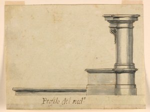 Projekt: Seitenansicht des Gebetshockers