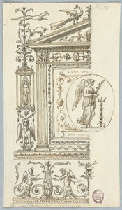 Entwurf für eine Wanddekoration von Unknown artist