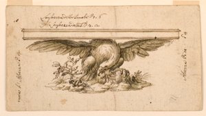 Entwurf für einen Tisch von Unknown artist