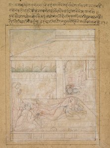 Radha und Krishnas Versöhnung von Unknown artist