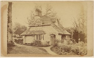 Residenz von Thomas Roberts in Wodenethe Fish Kill am Hudson N.Y. [Außenansicht von Rose Cottage, Blaise Hamlet] von Unknown artist