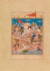 Rustam konfrontiert Ashkabus von Unknown artist