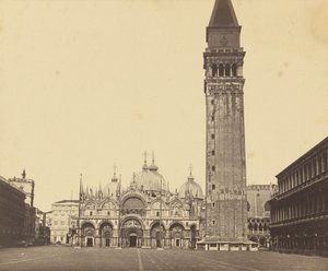 Markusdom und Campanile von Unknown artist