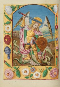 Sankt Michael und der Drache von Unknown artist