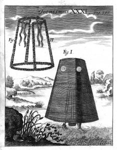 Tauchanzug, vorgestellt von dem Jesuiten Gaspar Schott (oder Caspar Schotti) im Jahr 1664. von Unknown artist
